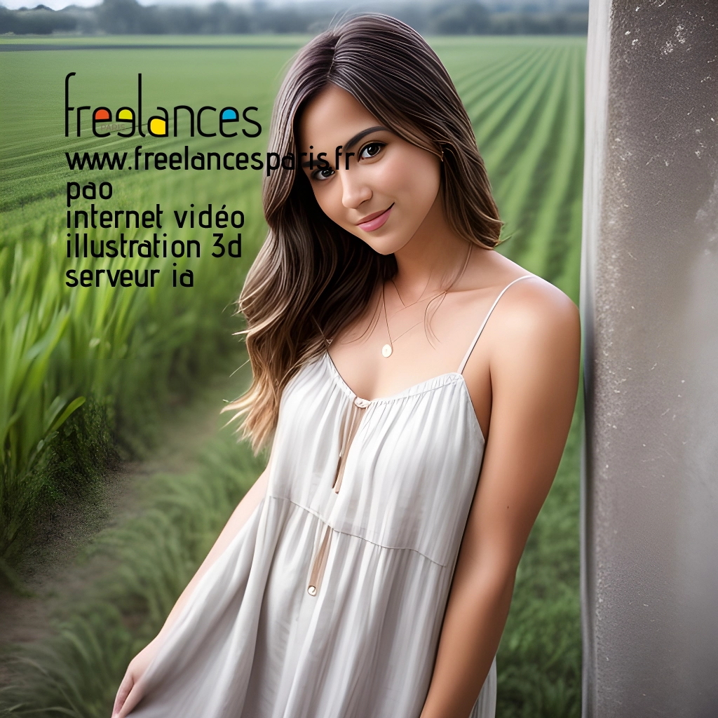 Pao mise en page internet vidéo illustration 3d serveur IA générative AI freelance paris studio de création magazines 4alm0om0